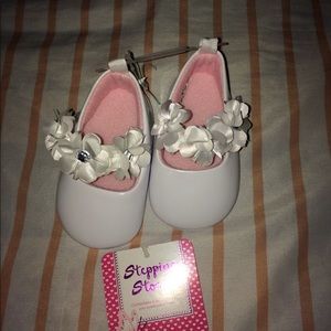 Cute White Baby Shoes